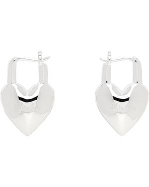 Stolen Girlfriends Club Love Locket Earrings - Black