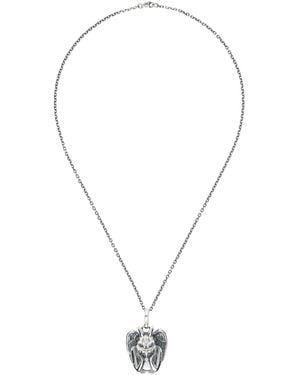 Yohji Yamamoto Gargoyle Necklace - Metallic