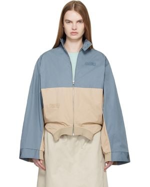 MM6 by Maison Margiela Tan Sports Jacket - Blue