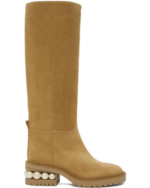Nicholas Kirkwood Bottes cavalières casati brun clair - Marron