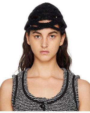 Rui Mohair Beanie - Black