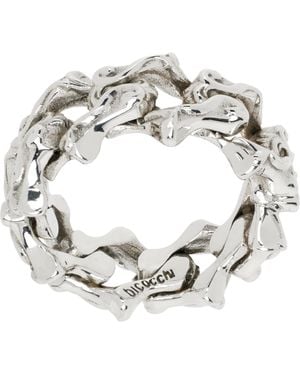 Emanuele Bicocchi Arabesque Chain Ring - Metallic