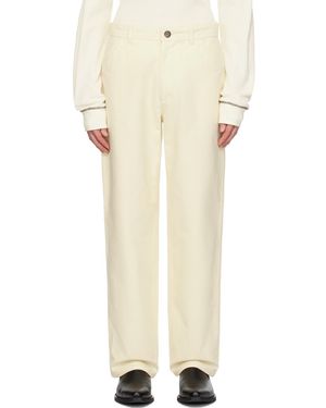 WOOD WOOD Pantalon willy blanc cassé - Neutre