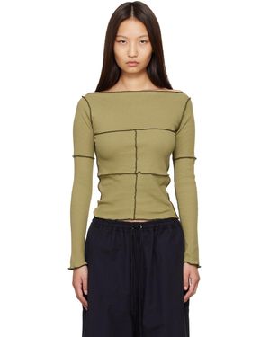 Baserange Cinder Long Sleeve T-Shirt - Green