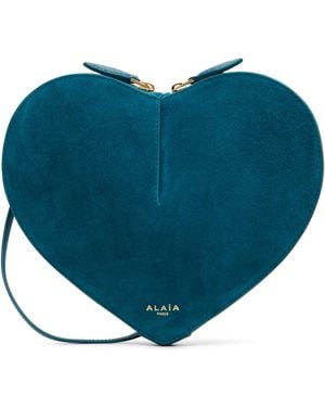 Alaïa 'Le Cœur Bi-Material' Bag - Blue
