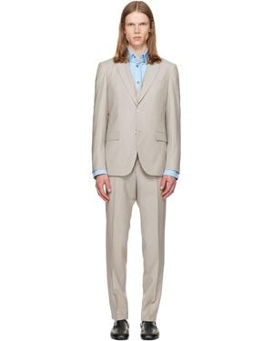 BOSS Three-Piece Slim-Fit Suit - Grey
