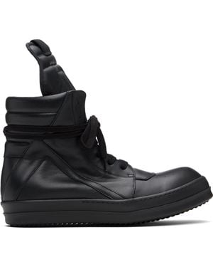 Rick Owens Temple Geobasket Trainers - Black