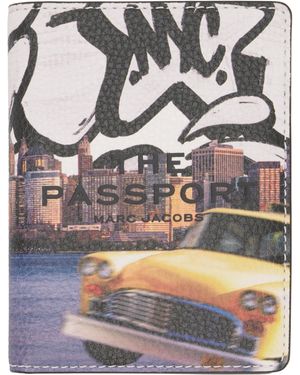 Marc Jacobs Ssense Exclusive 'The New York' City Passport Holder - Gray