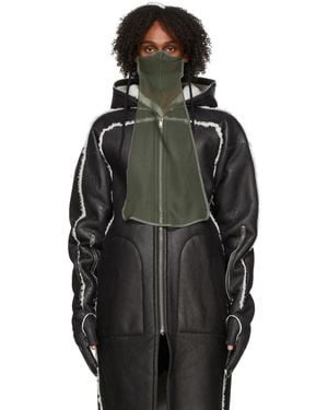 Rick Owens Silk Long Mask - Black