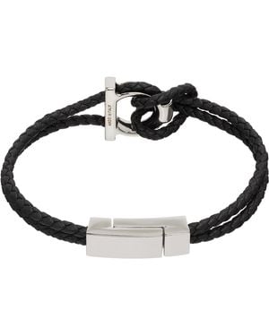 Ferragamo Gancini Bracelet - Black