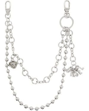 DIESEL Metal Charm Chains & Pendant Keychain - Metallic
