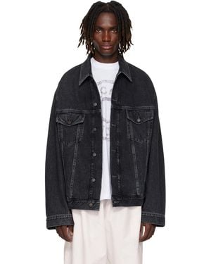 Acne Studios Relaxed-Fit Denim Jacket - Black