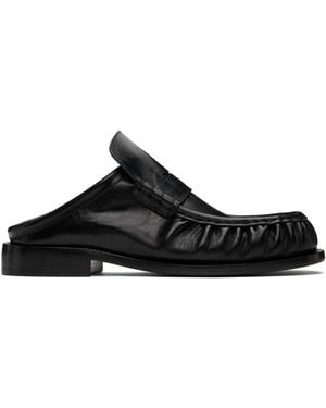 DRIES VAN NOTEN | PLATFORM PENNY LOAFERS BLACK ローファー
