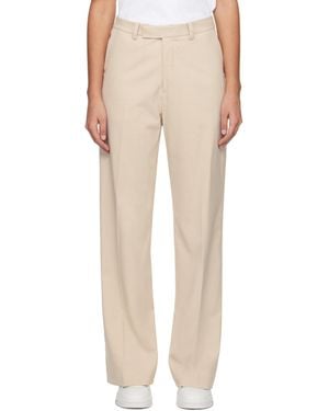 Axel Arigato Arch Slit Trousers - Natural