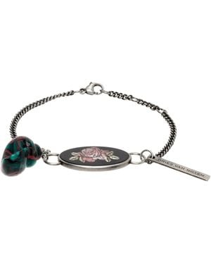 Dries Van Noten Chain Charm Bracelet - Black