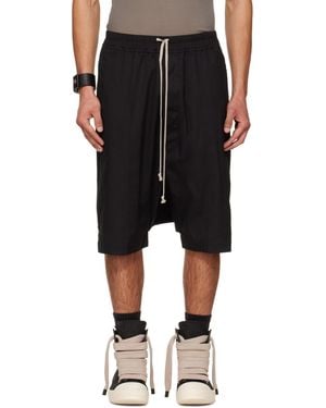Rick Owens Temple Rick S Pods Shorts - Black