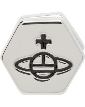 Vivienne Westwood Adel Single Stud Earring - Metallic
