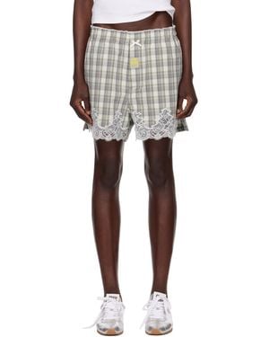 Martine Rose Ssense Exclusive French Panties Shorts - Black