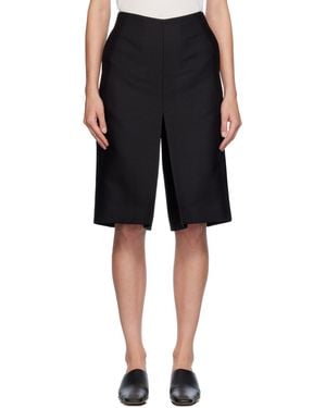 GIA STUDIOS Layered Shorts - Black