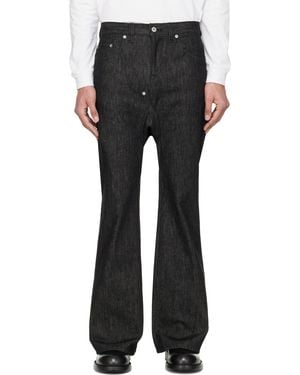Fumito Ganryu 5P Flare Sarouel Jeans - Black