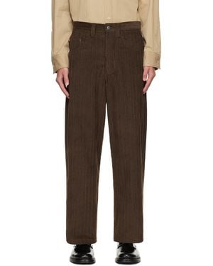 colbo Big Pocket Corduroy Trousers - Brown