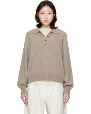 Cordera Merino Wool Polo - Natural