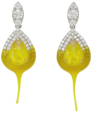 OTTOLINGER Dipped Diamond Earrings - Yellow