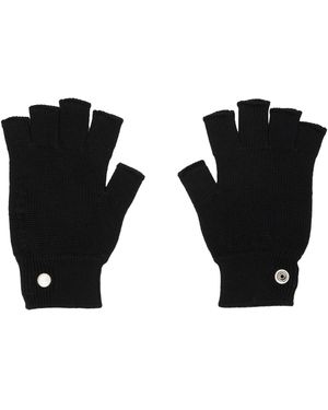 Rick Owens Tower Fingerless Gloves - Black