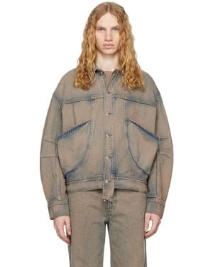 Eckhaus Latta Redux Denim Jacket - Multicolour