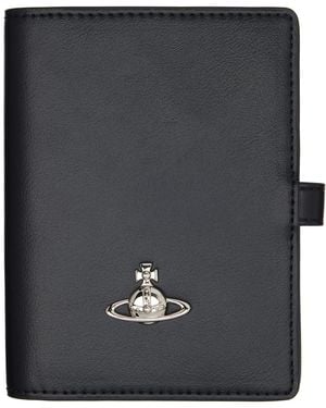 Vivienne Westwood Faux-Leather Passport Holder - Black