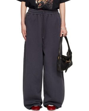 Lu'u Dan Raw-Cut Bontan Joggers - Blue