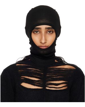 Rick Owens Concordians Skull Balaclava - Black