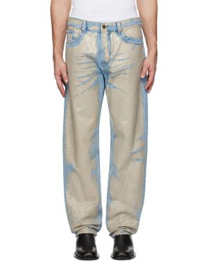 DIESEL ブルー 2010 D-Macs-Fsf3 ジーンズ - マルチカラー