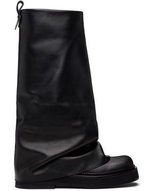 The Attico Robin Combat Boots - Black