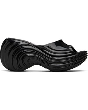 DIESEL Melissa Edition Platform Mule Heeled Sandals - Black