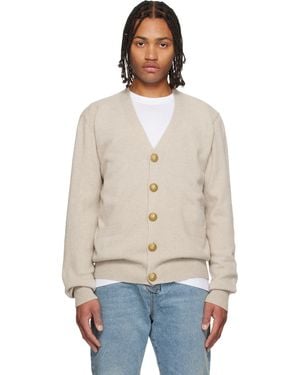 Balmain Eco-Cashmere Cardigan - Natural