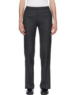 Our Legacy グレー Poise トラウザーズ - ブルー