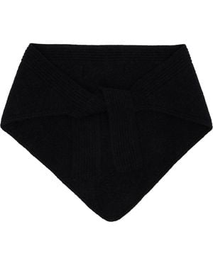 Jacquemus 'The Gros Grain' Shawl Scarf - Black