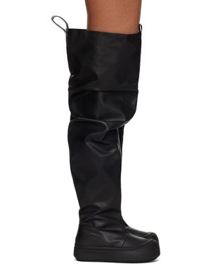 Yume Yume Bottes Cuissardes Style Pêcheur Noires