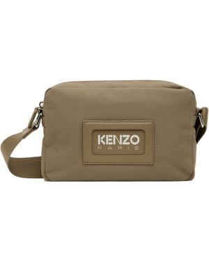 KENZO Sac-Ceinture Brun Clair - Noir