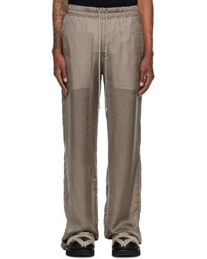 Rick Owens Temple Dietrich Drawstring Lounge Trousers - Natural
