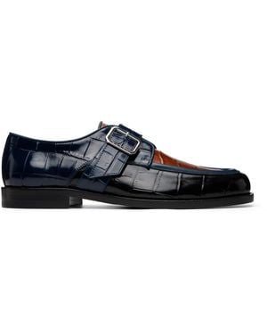 Marni Flâneurs Bambi Noirs À Boucle - Bleu