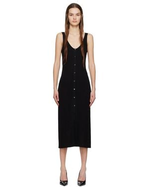 BOSS Sleeveless Midi Dress - Black