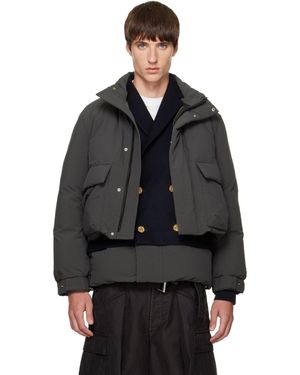 Sacai Down Puffer Blouson Jacket - Black