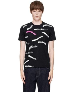 COMME DES GARÇON BLACK Filip Pagowski Print T-Shirt - Black