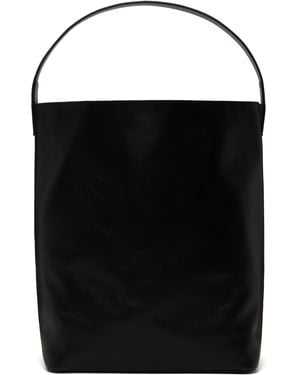 AURALEE Aeta Edition Big Leather Tote - Black