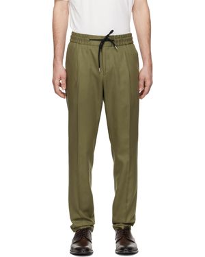 HUGO Khaki Slim-Fit Trousers - Green
