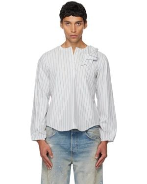 Ashley Williams Bow Shirt - Grey