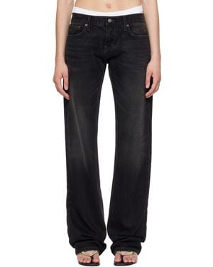 Raimundo Langlois Slim Straight Jeans - Black
