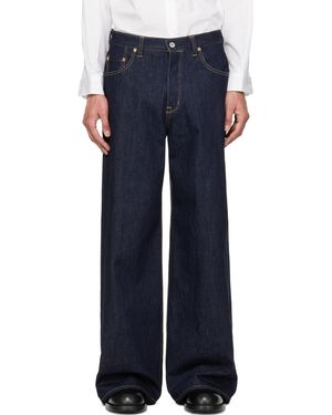 Fumito Ganryu Reverse 5P Jeans - Blue
